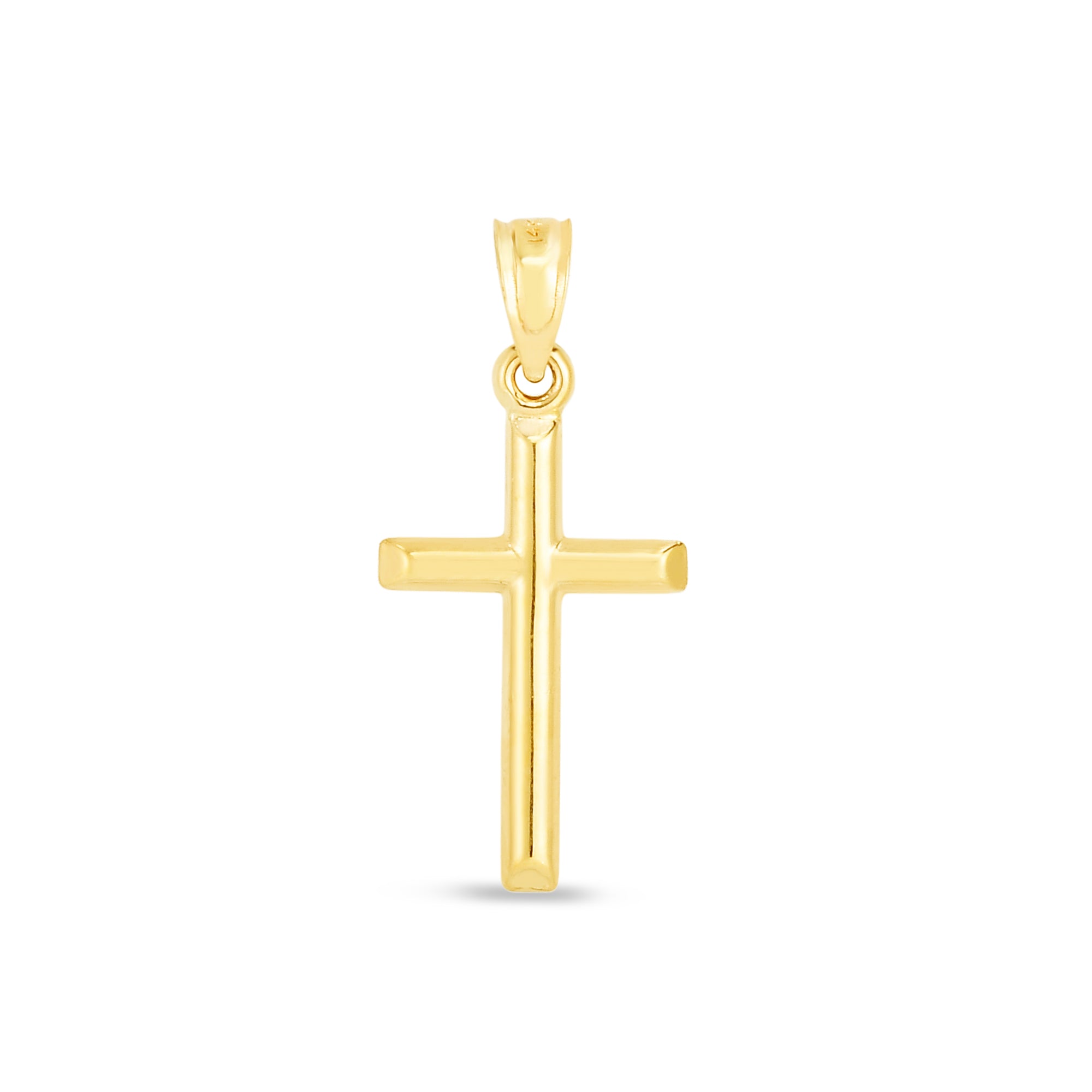 14K Yellow Gold Petite Cross