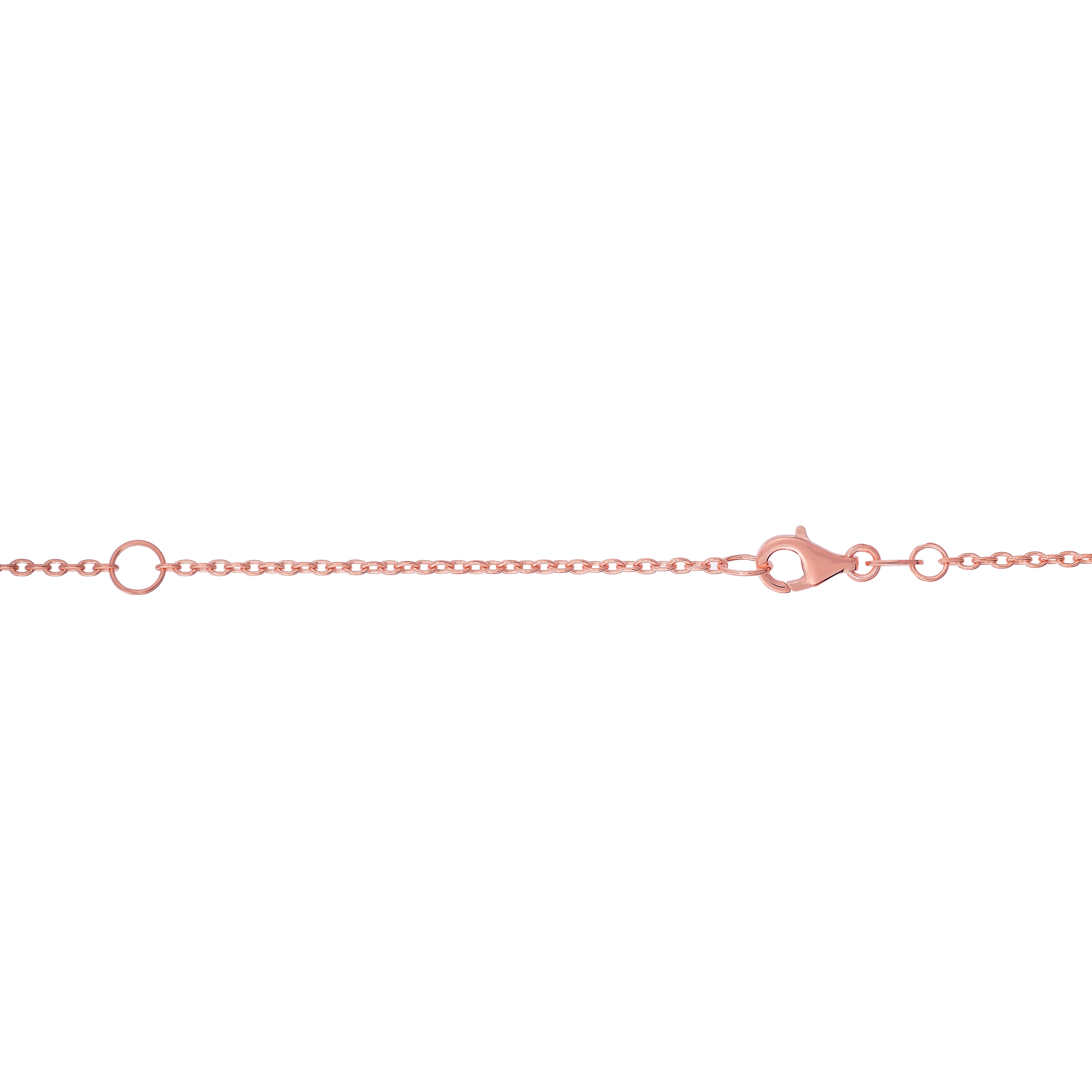 14K Rose Gold 1.5mm 18" Cable Chain with Lobster Clasp