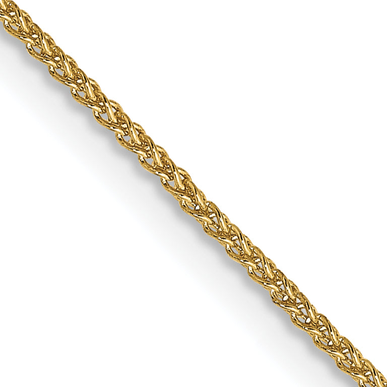 14K 20 Inch 1.05Mm Spiga With Spring Ring Clasp Chain