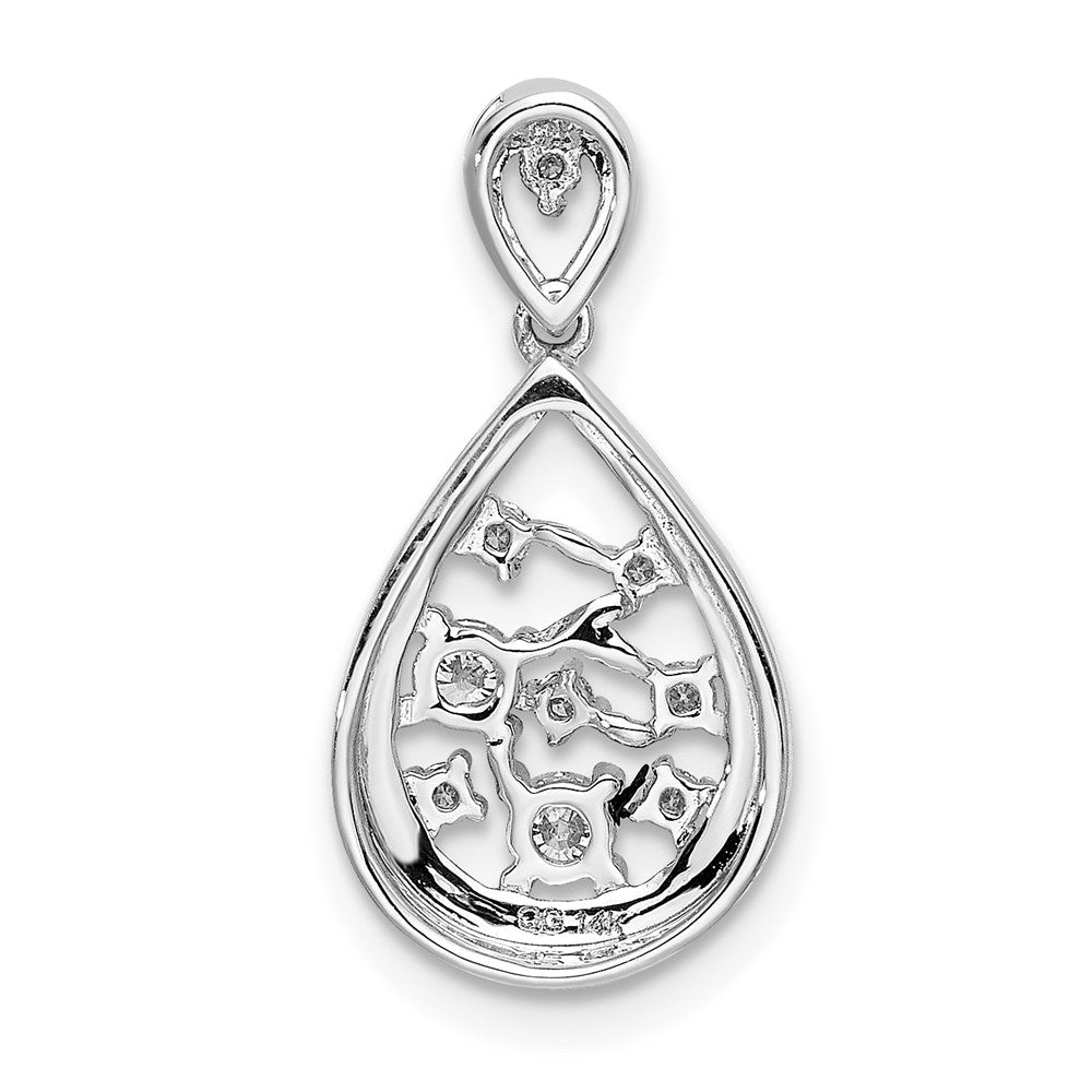 14K White Gold Lab Grown Diamond VS/SI FGH Pendant