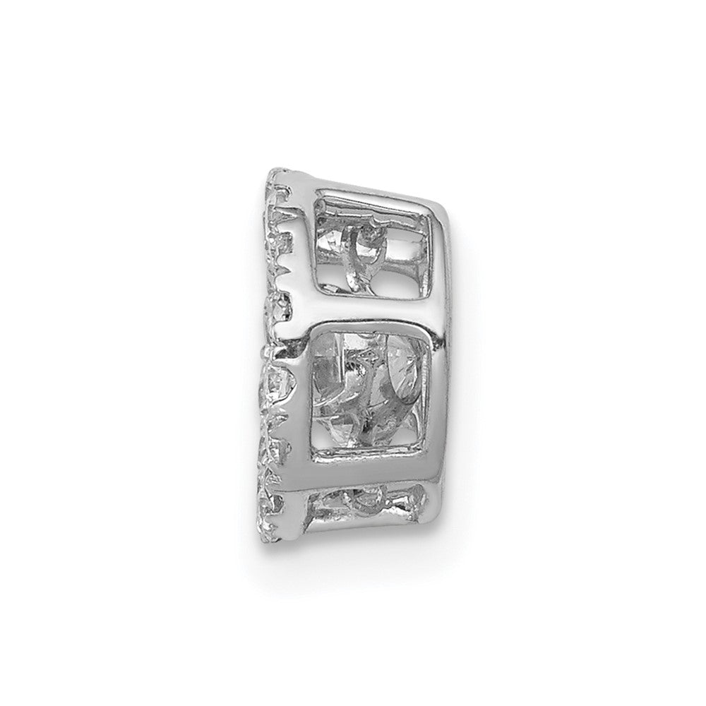 14K White Gold Vibrant Lab Grown Diamond Vs/Si Fgh Polished Round Pe