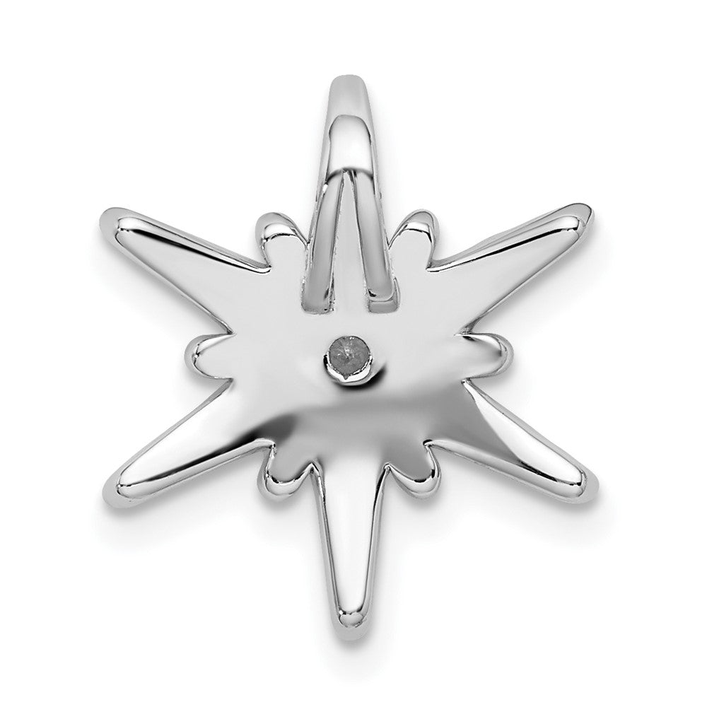 14K White Gold Lab Grown Diamond Vs/Si Fgh Star Pendant