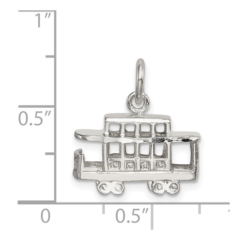 Sterling Silver Caboose Charm