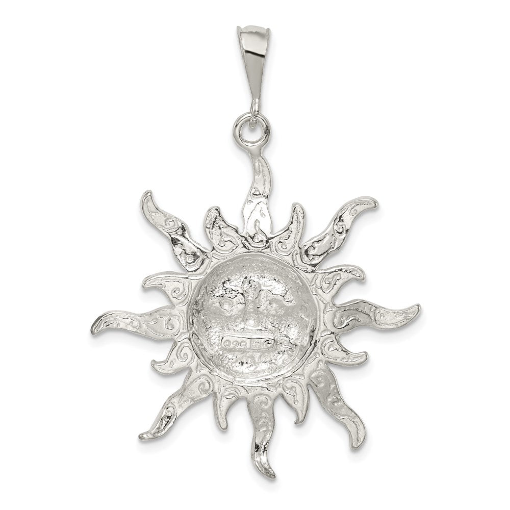 Sterling Silver Sun Pendant