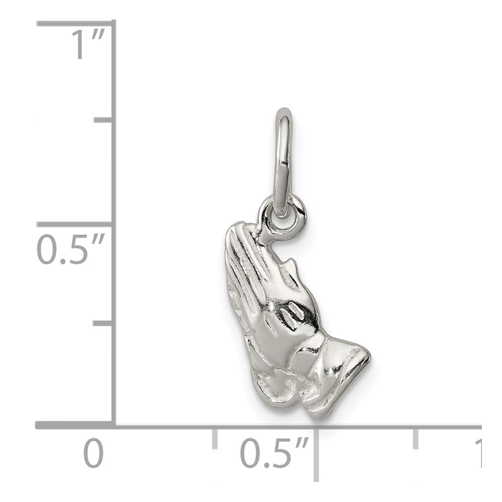 Sterling Silver Praying Hands Charm