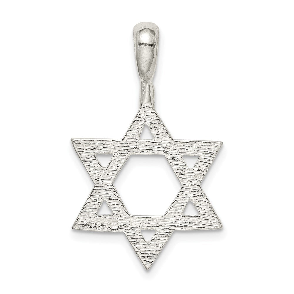 Sterling Silver Star of David Charm