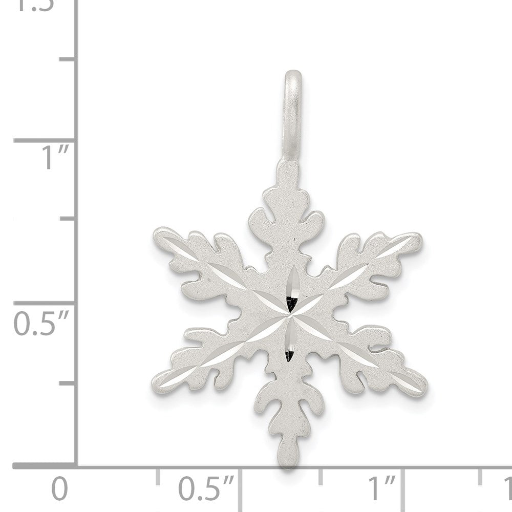 Sterling Silver Snowflake Charm