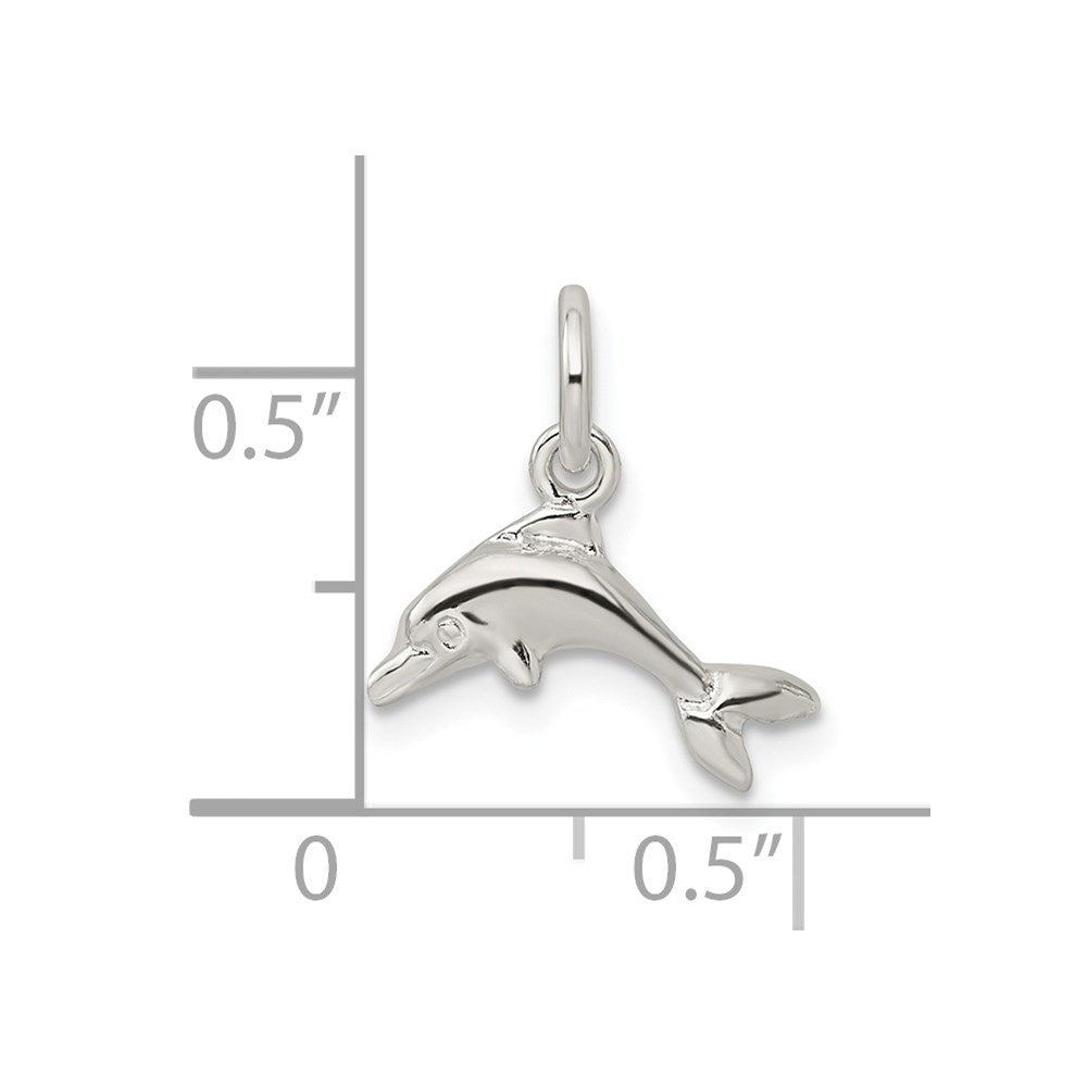 Sterling Silver Dolphin Charm