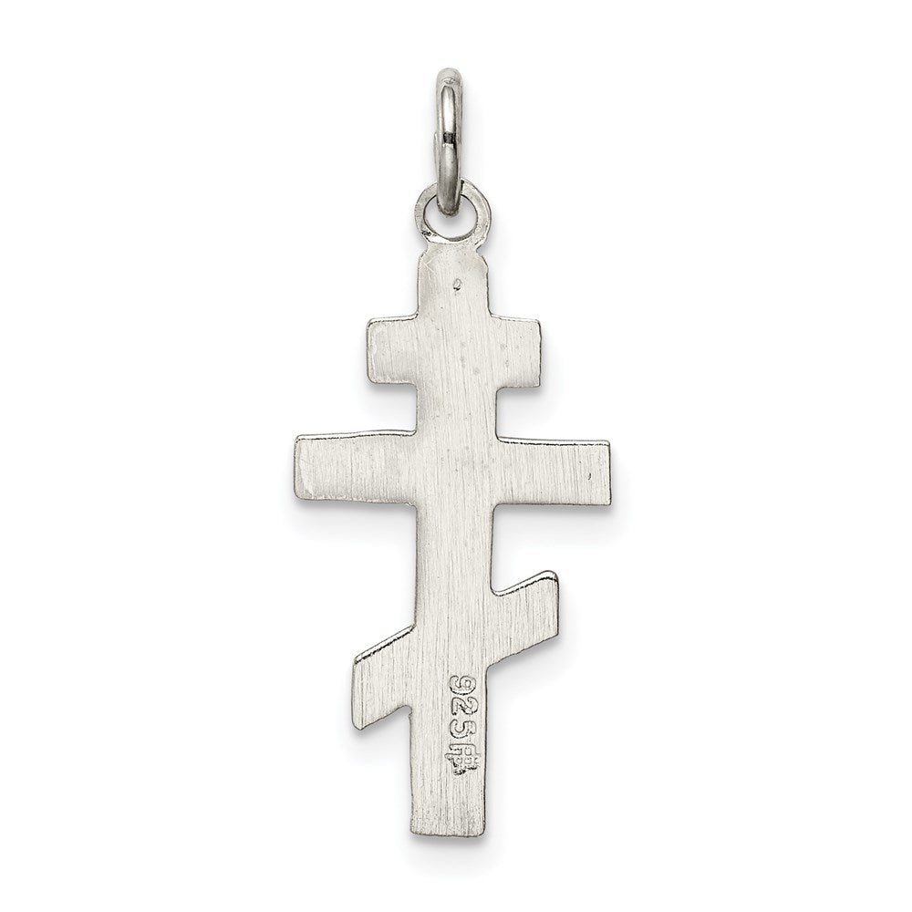 Sterling Silver Eastern Orthodox Cross Charm