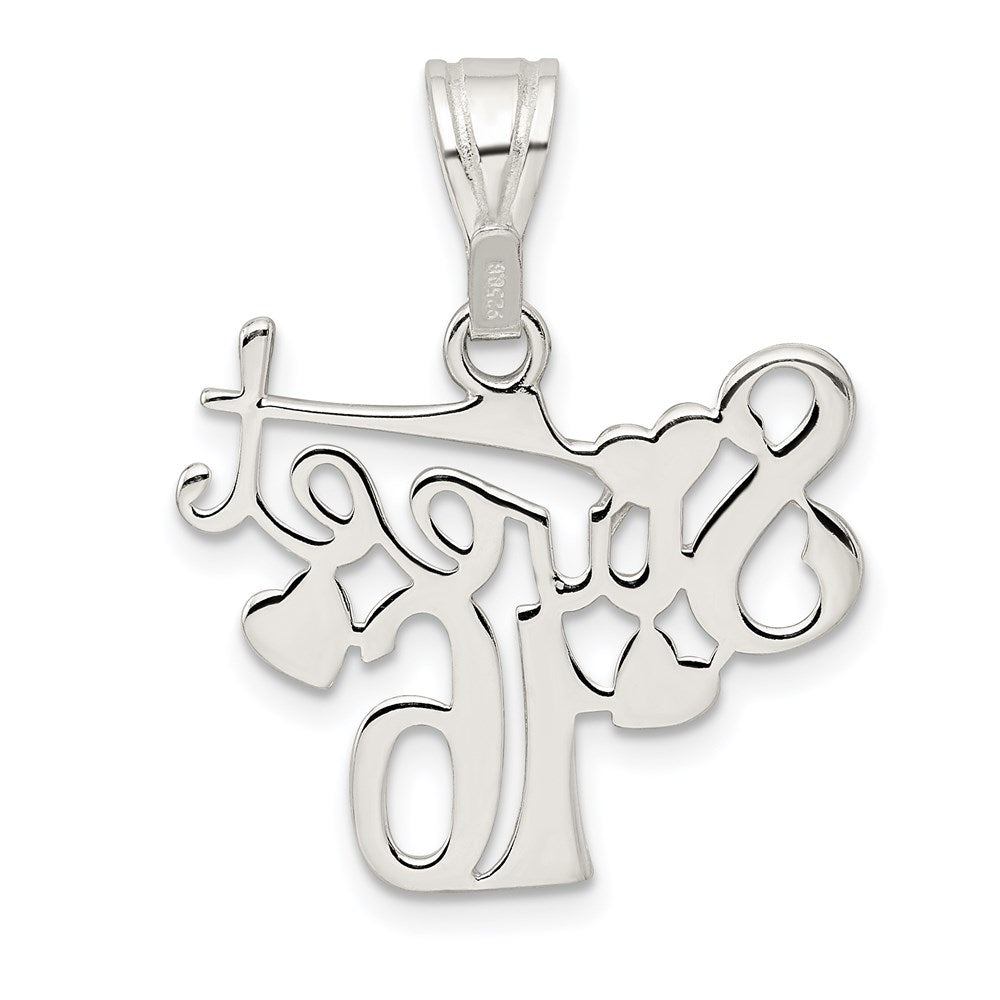 Sterling Silver Sweet 16 Pendant