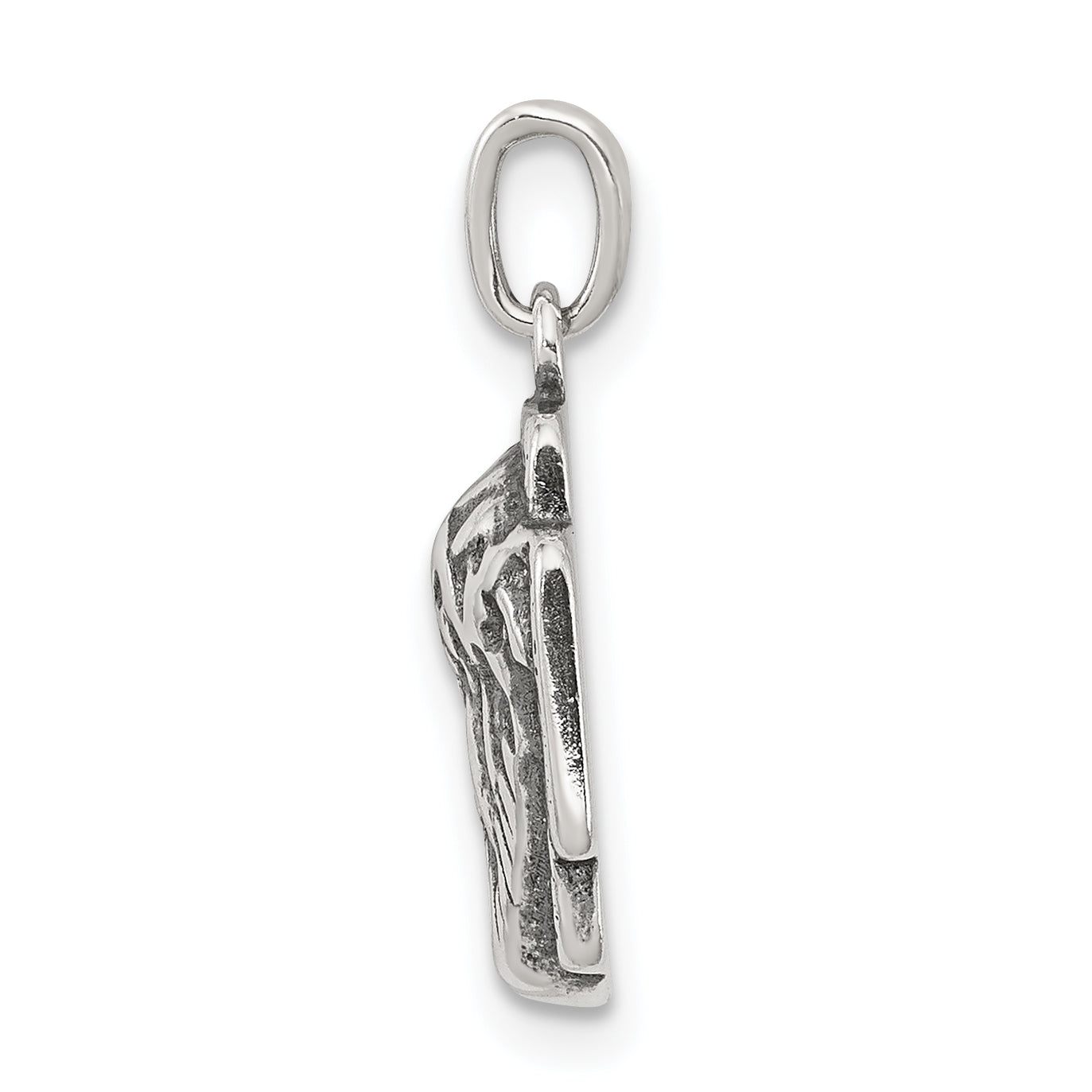 Sterling Silver Antiqued Ecce Homo Medal