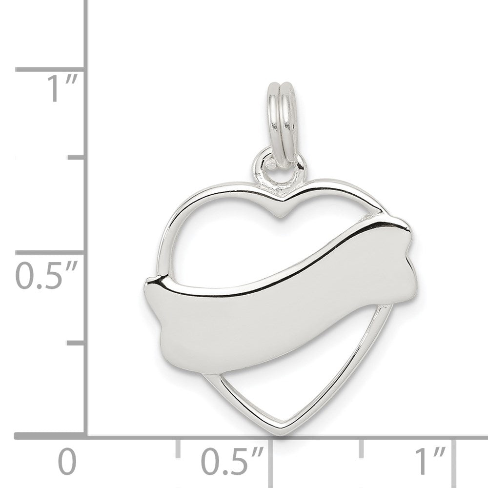 Sterling Silver Heart Charm