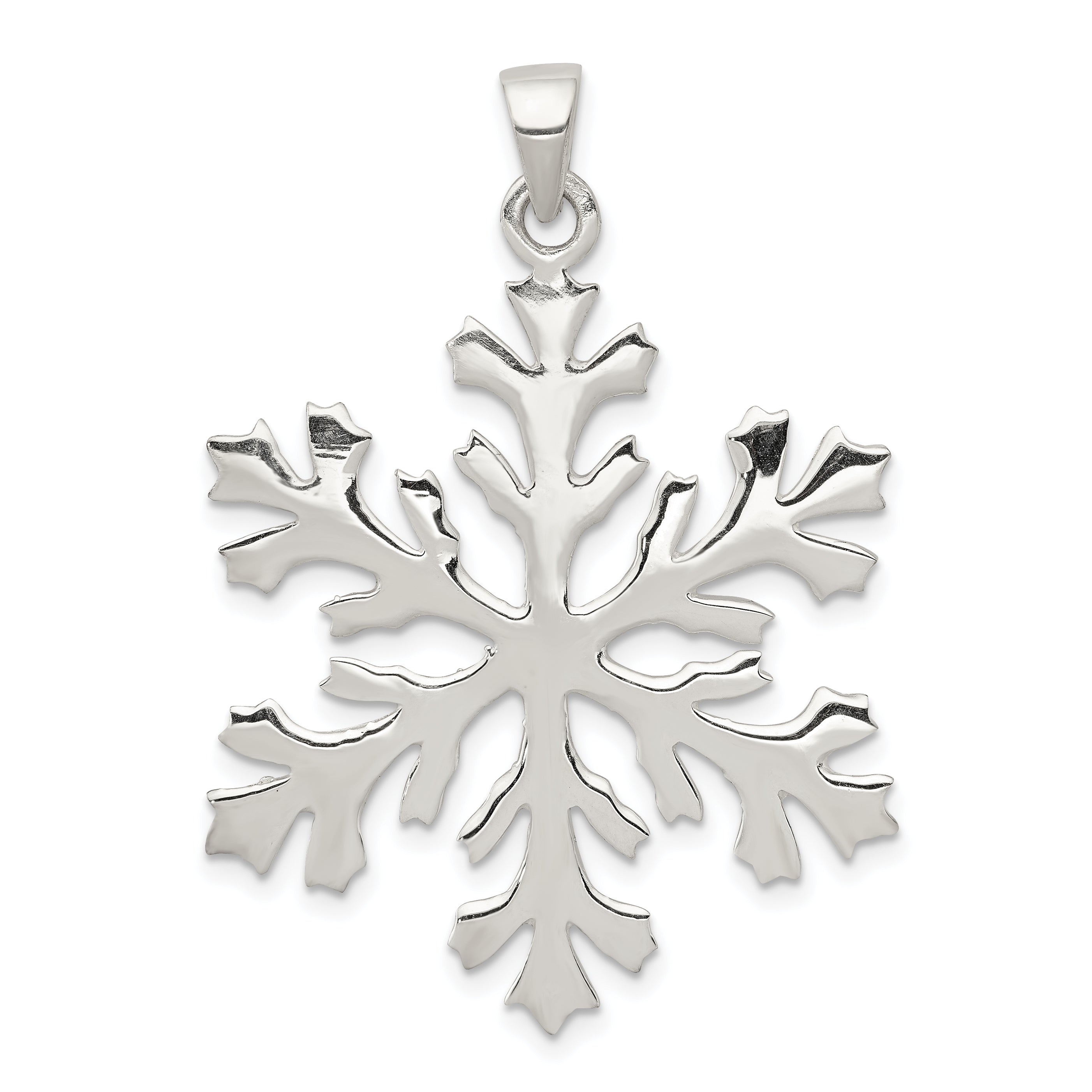 Sterling Silver Snowflake Pendant