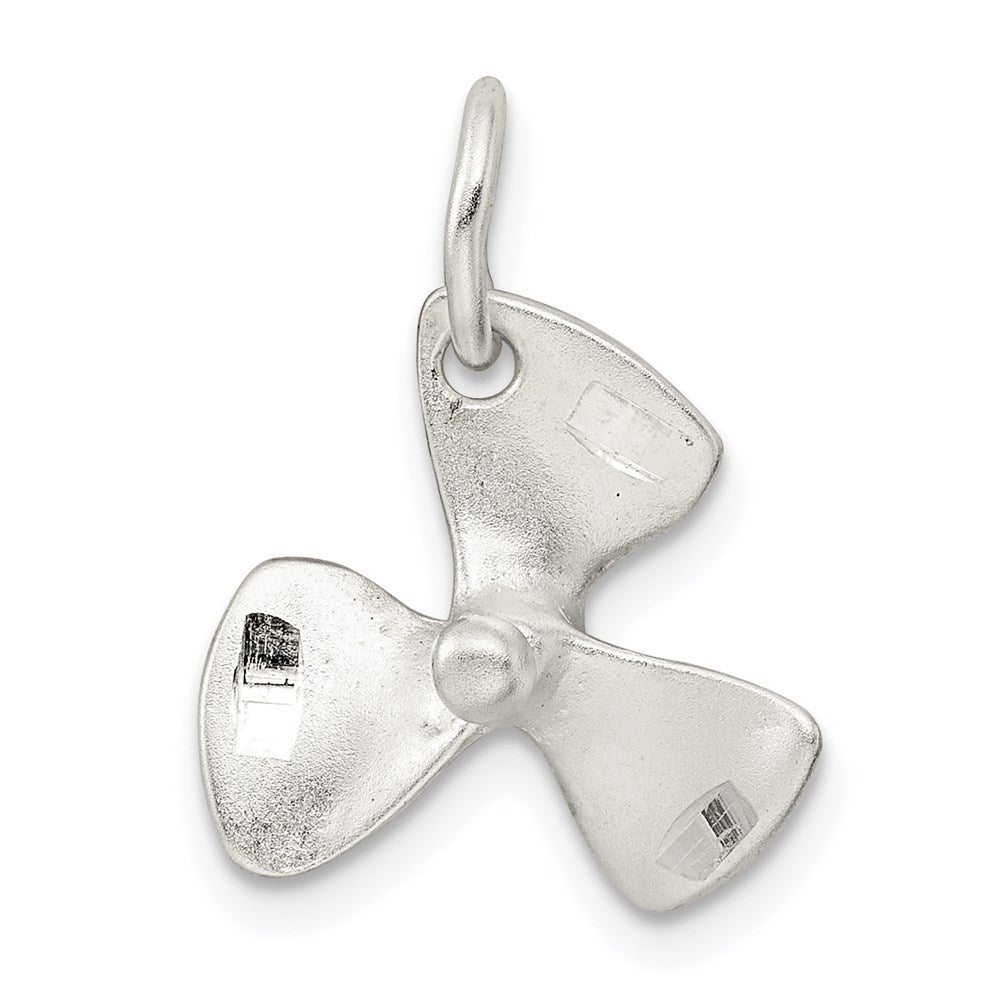 Sterling Silver 3D D/C Boat Propeller Charm