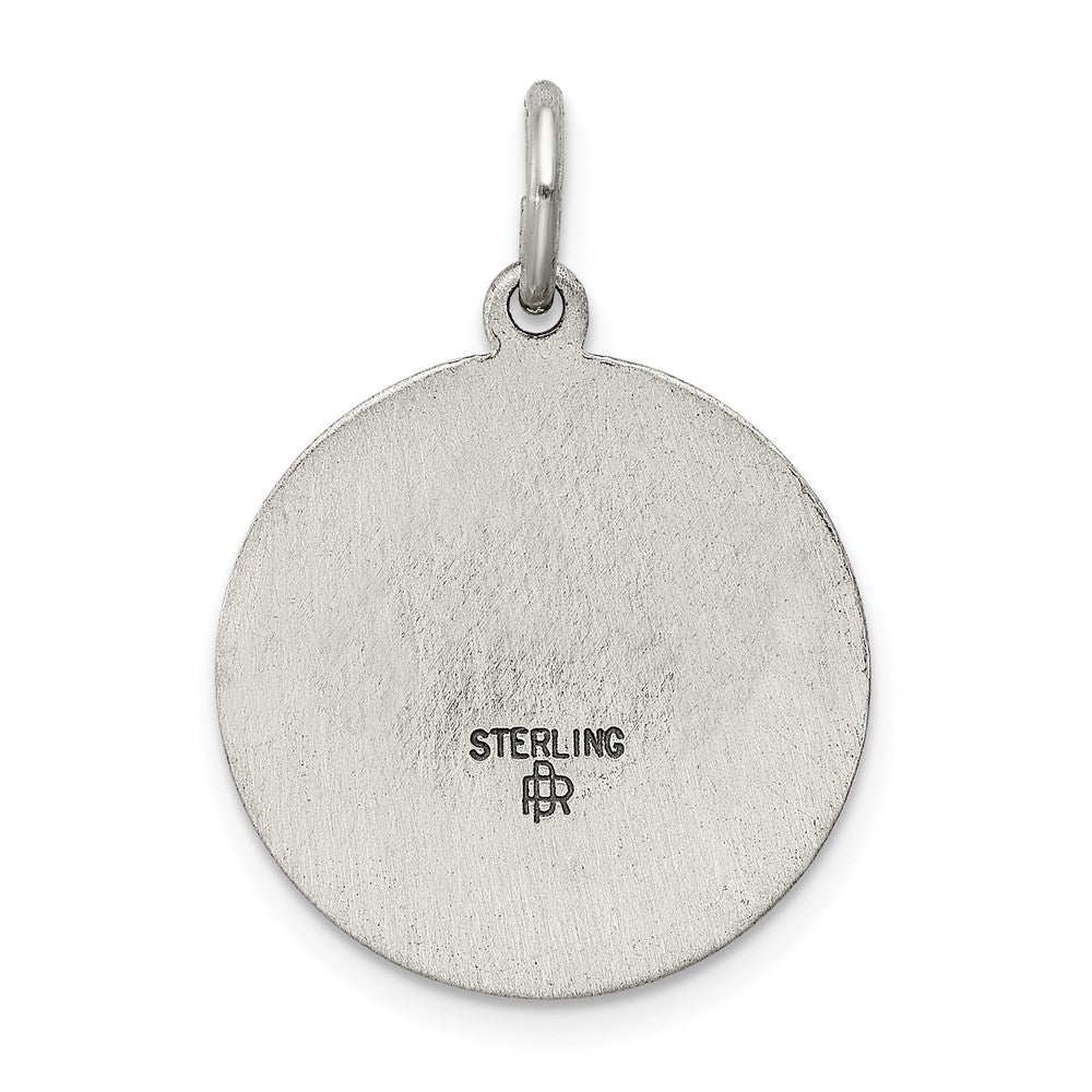 Sterling Silver Antiqued Ecce Homo Medal