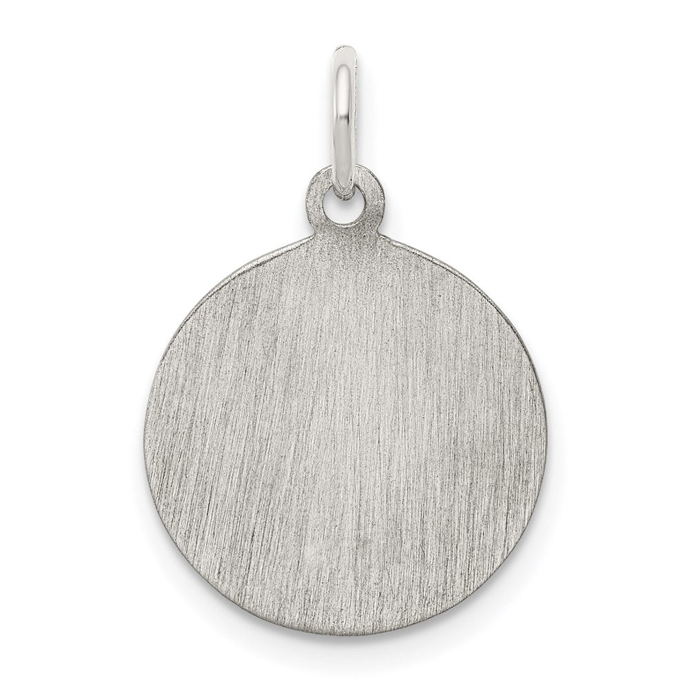 Sterling Silver Rhodium-plated Saint Joseph Medal