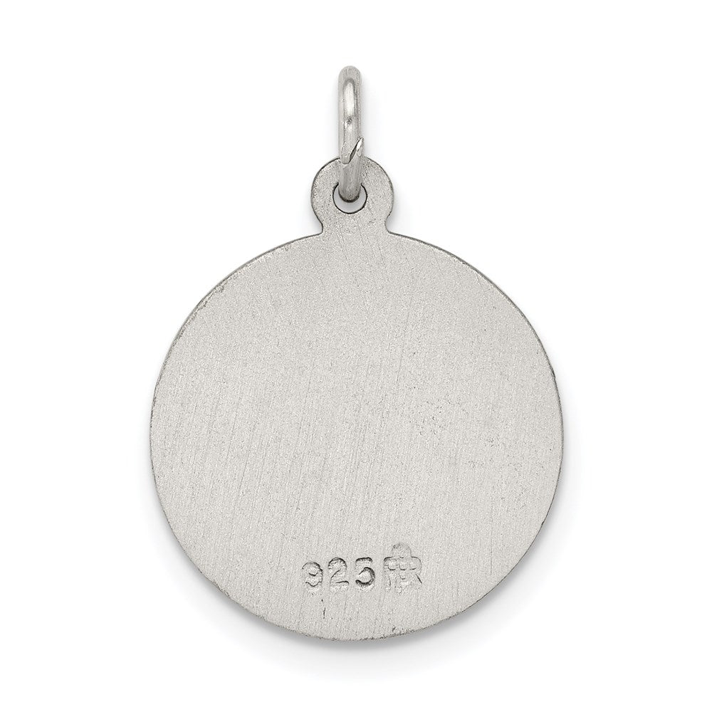 Sterling Silver Antiqued Saint Elizabeth Seton Medal