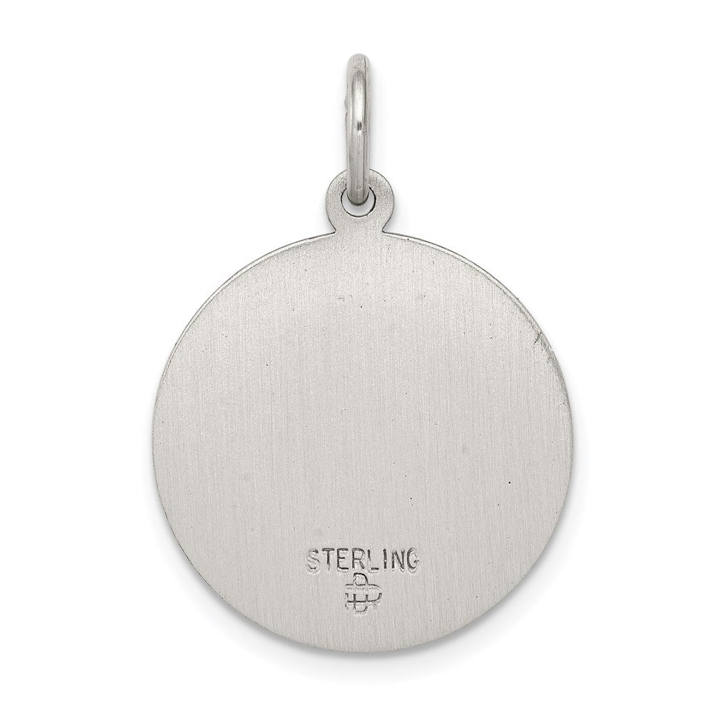 Sterling Silver Antiqued Saint Elizabeth Seton Medal