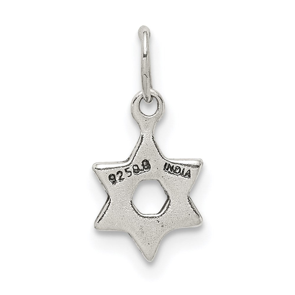 Sterling Silver Small Star of David Charm