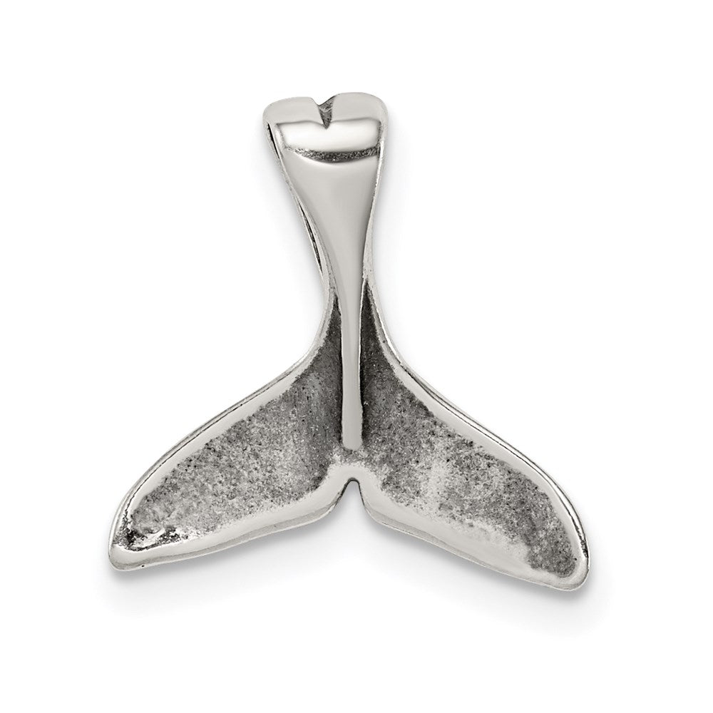 Sterling Silver Small Whale Tail Pendant
