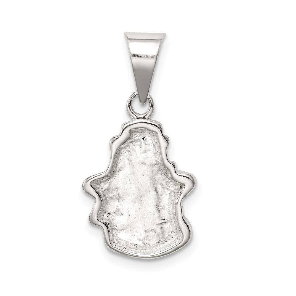 Sterling Silver Enameled Snowman Charm