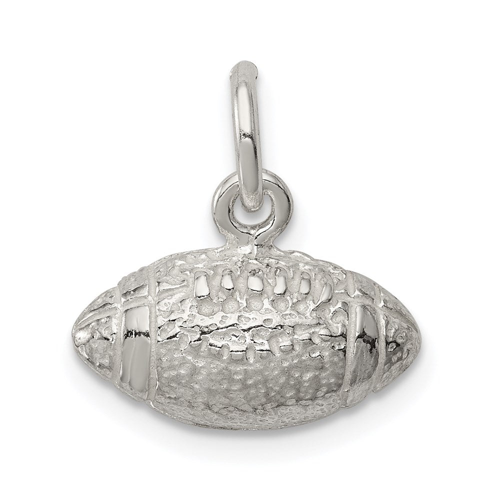 Sterling Silver Football Charm