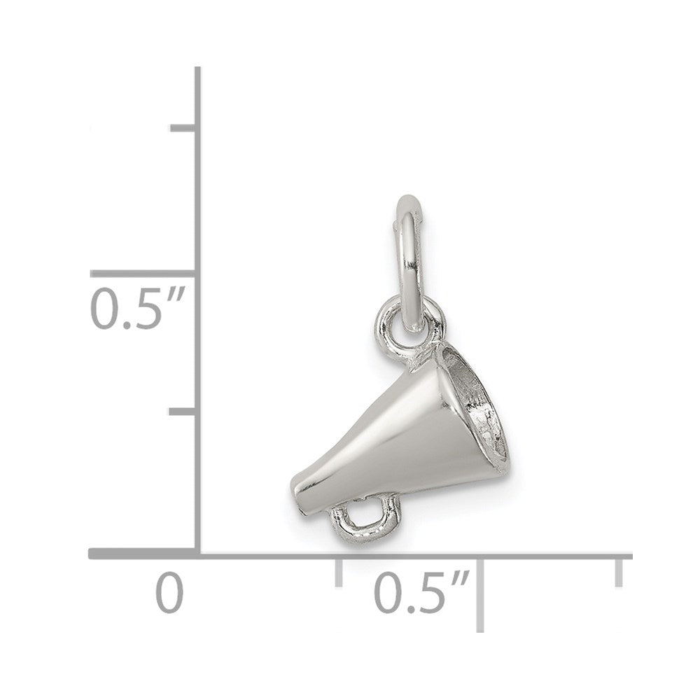 Sterling Silver Megaphone Charm