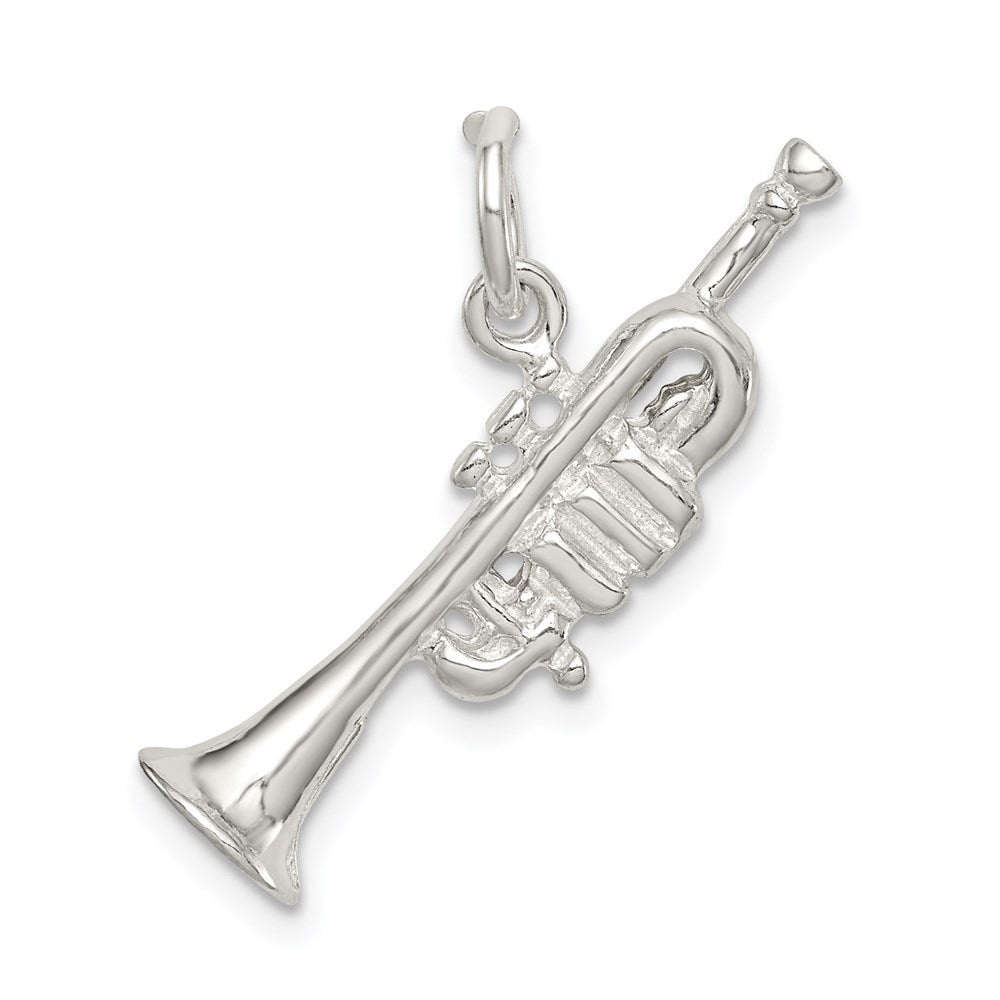 Sterling Silver Trumpet Charm