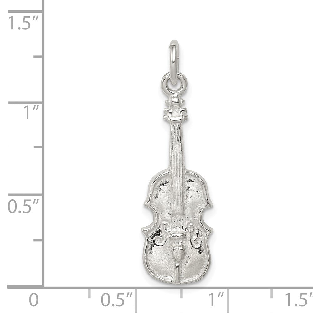 Sterling Silver Violin Charm