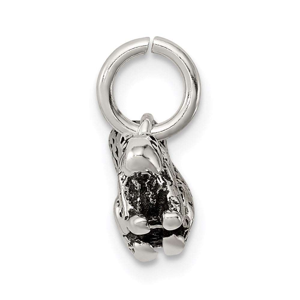 Sterling Silver Antiqued Squirrel Charm