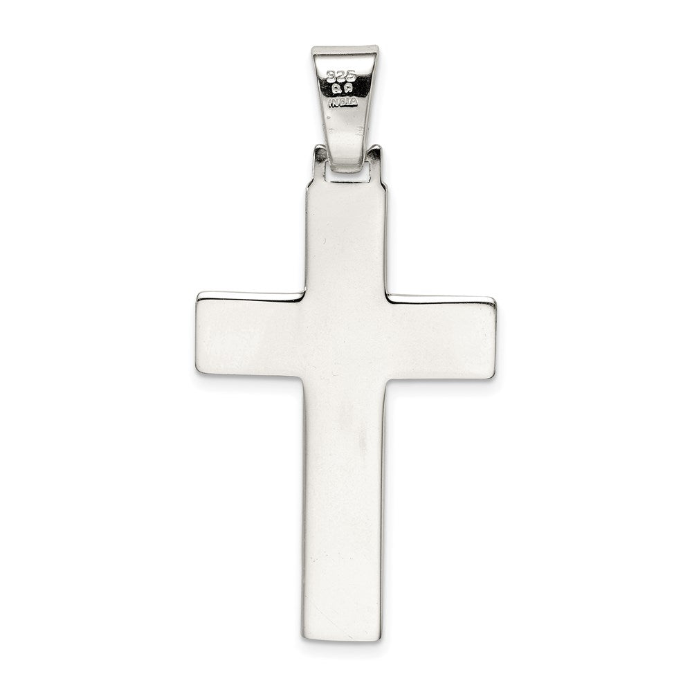 Sterling Silver Polished Cross Pendant