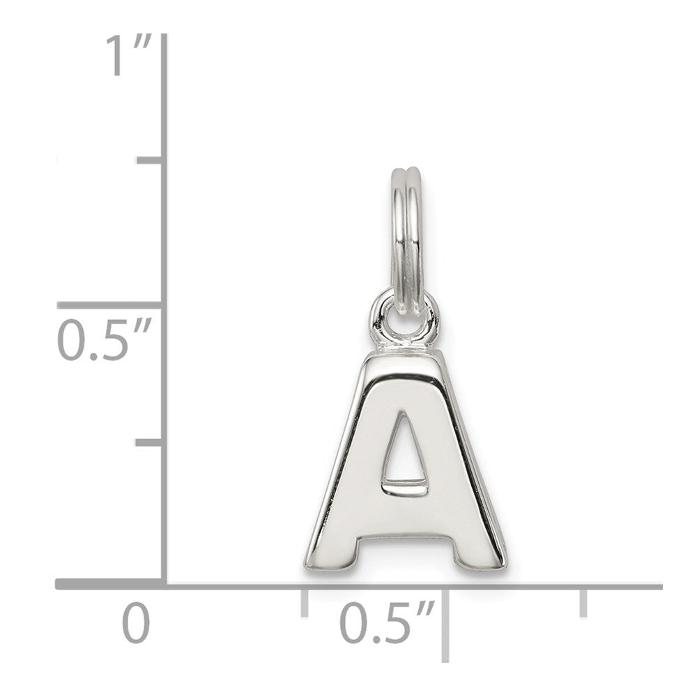Sterling Silver Letter A Initial Charm