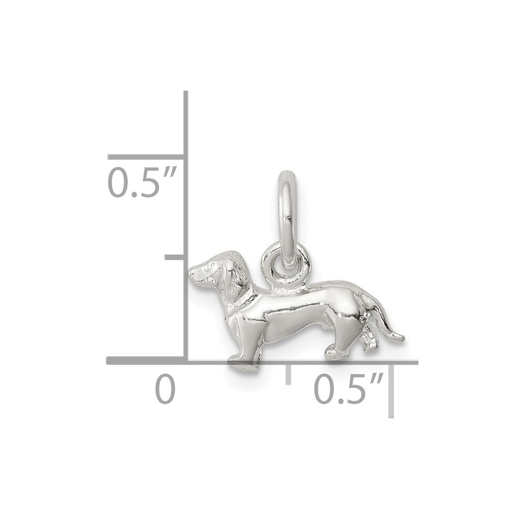 Sterling Silver Dog Charm