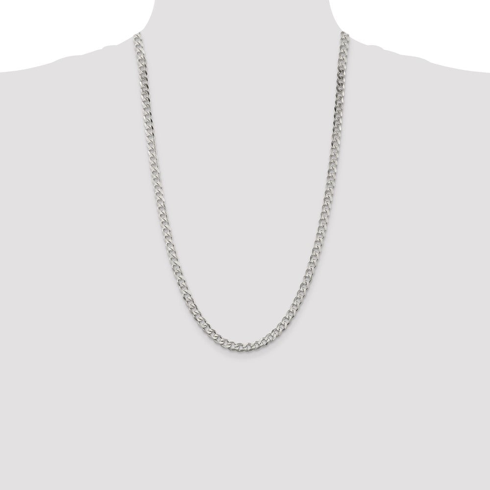 Sterling Silver 5.7mm Curb Chain