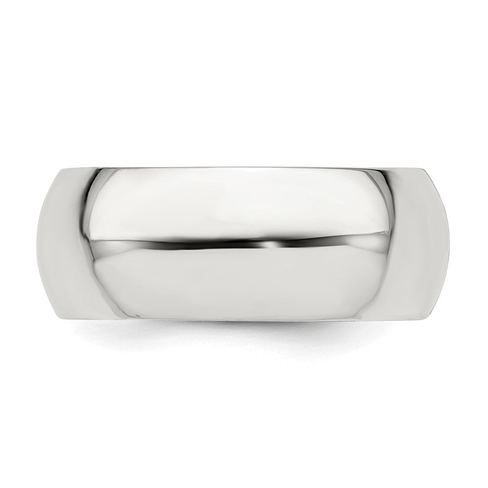 Sterling Silver 8mm Comfort Fit Size 4.5 Band