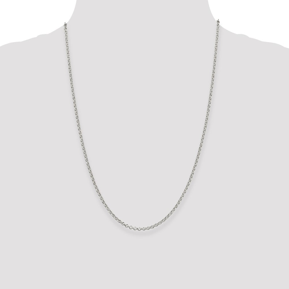 Sterling Silver 2.8mm Rolo Chain