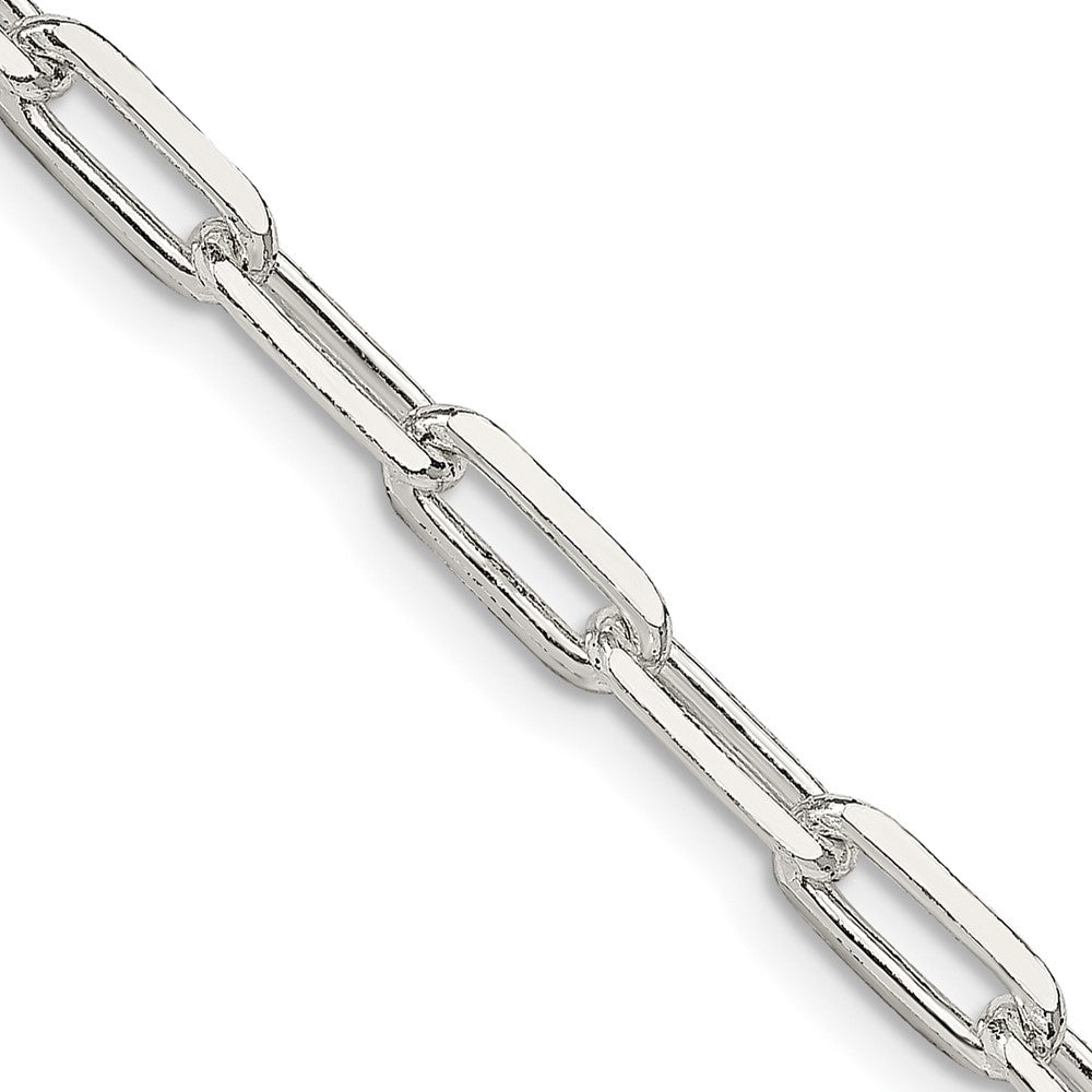 Sterling Silver 4.25mm Elongated Open Link Chain