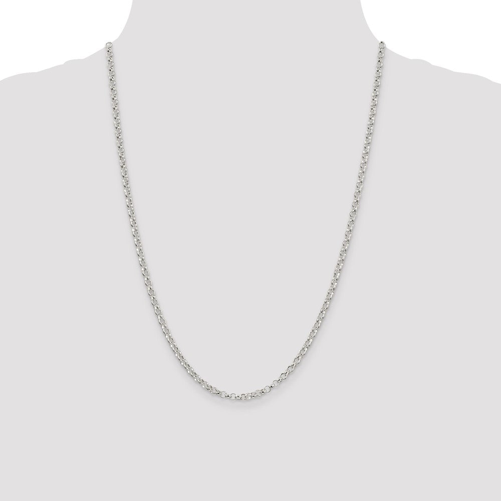 Sterling Silver 3.5mm Rolo Chain