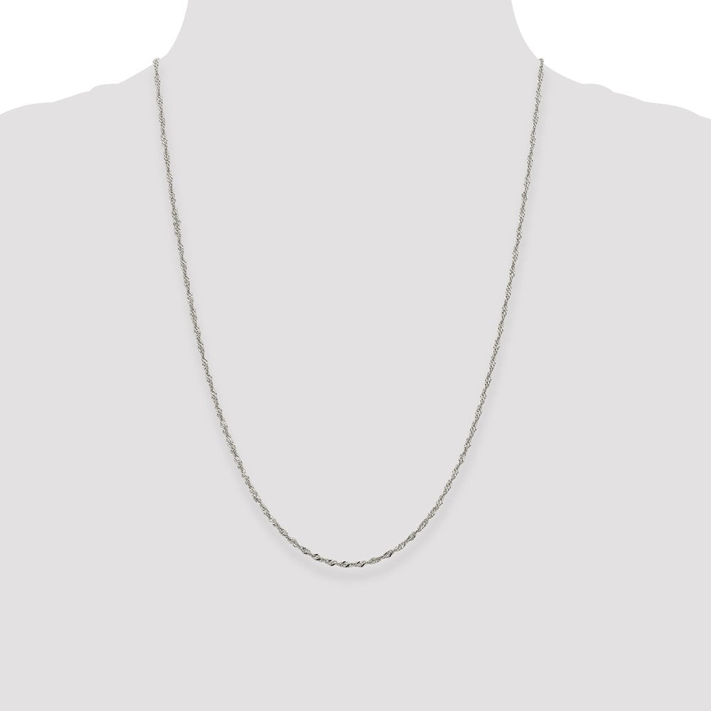 Sterling Silver 2mm Singapore Chain