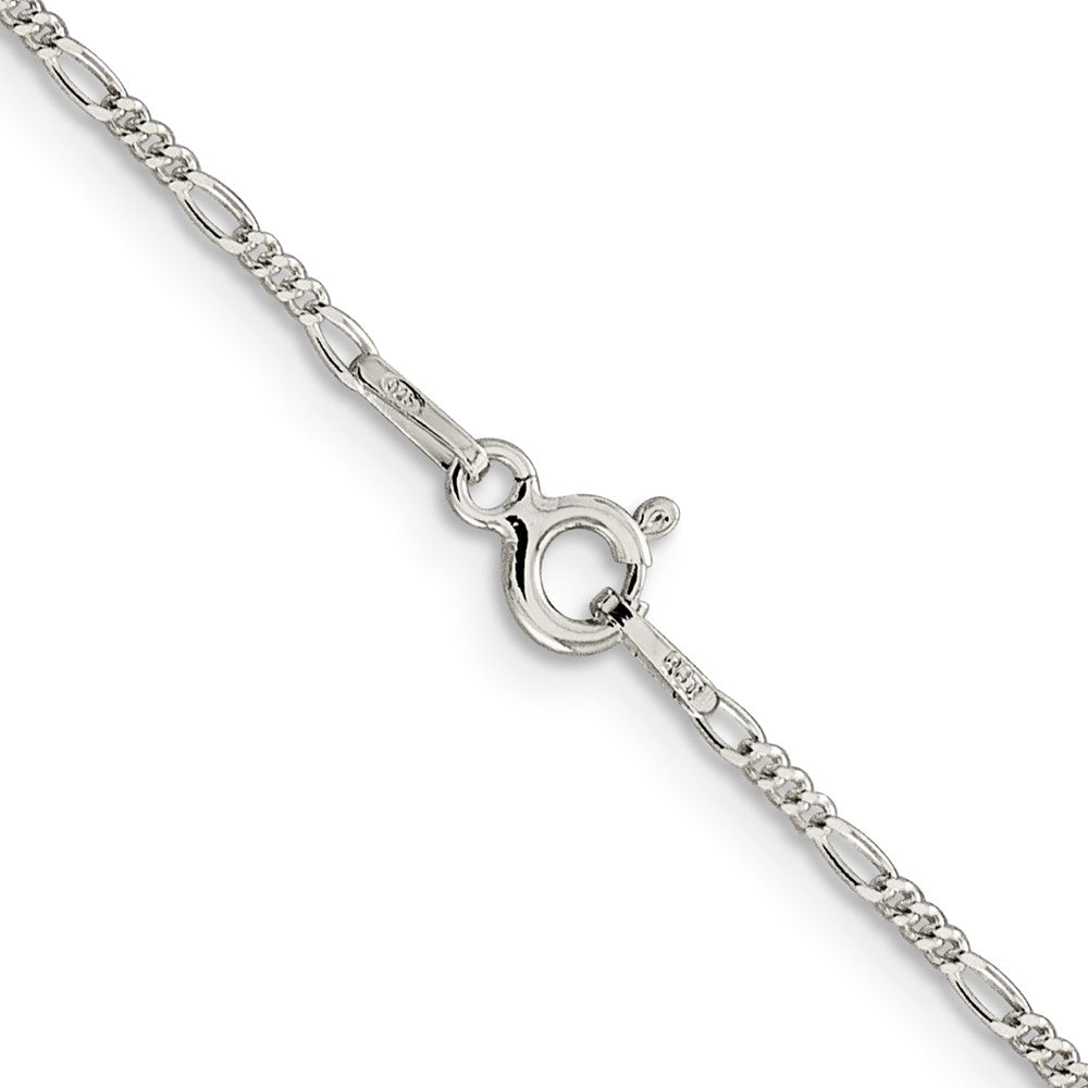 Sterling Silver 1.4mm Figaro Chain