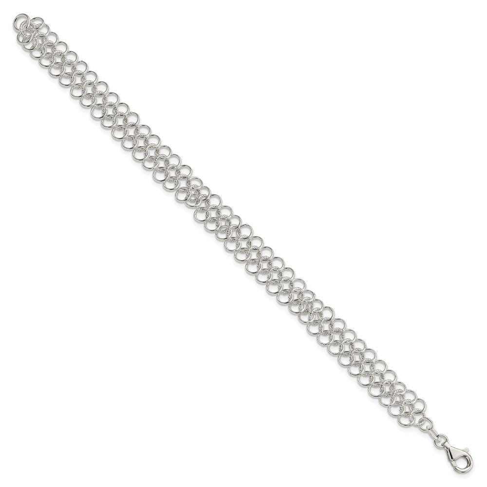 Sterling Silver Fancy Link Bracelet