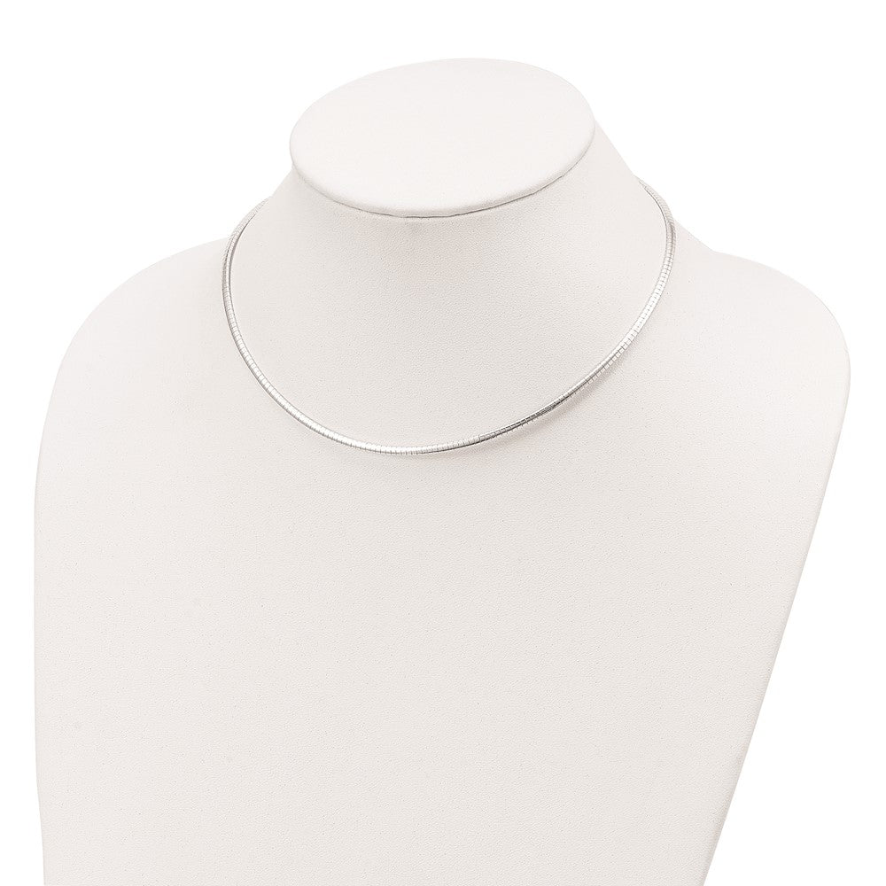 Sterling Silver 2mm w/2 in Ext Cubetto Chain