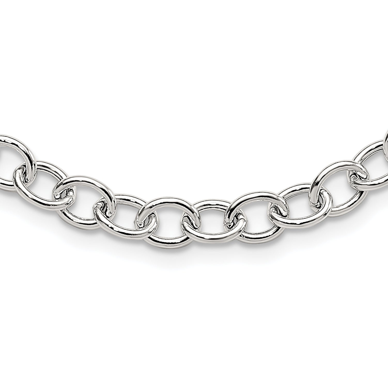 Sterling Silver Cable 6.75mm Necklace