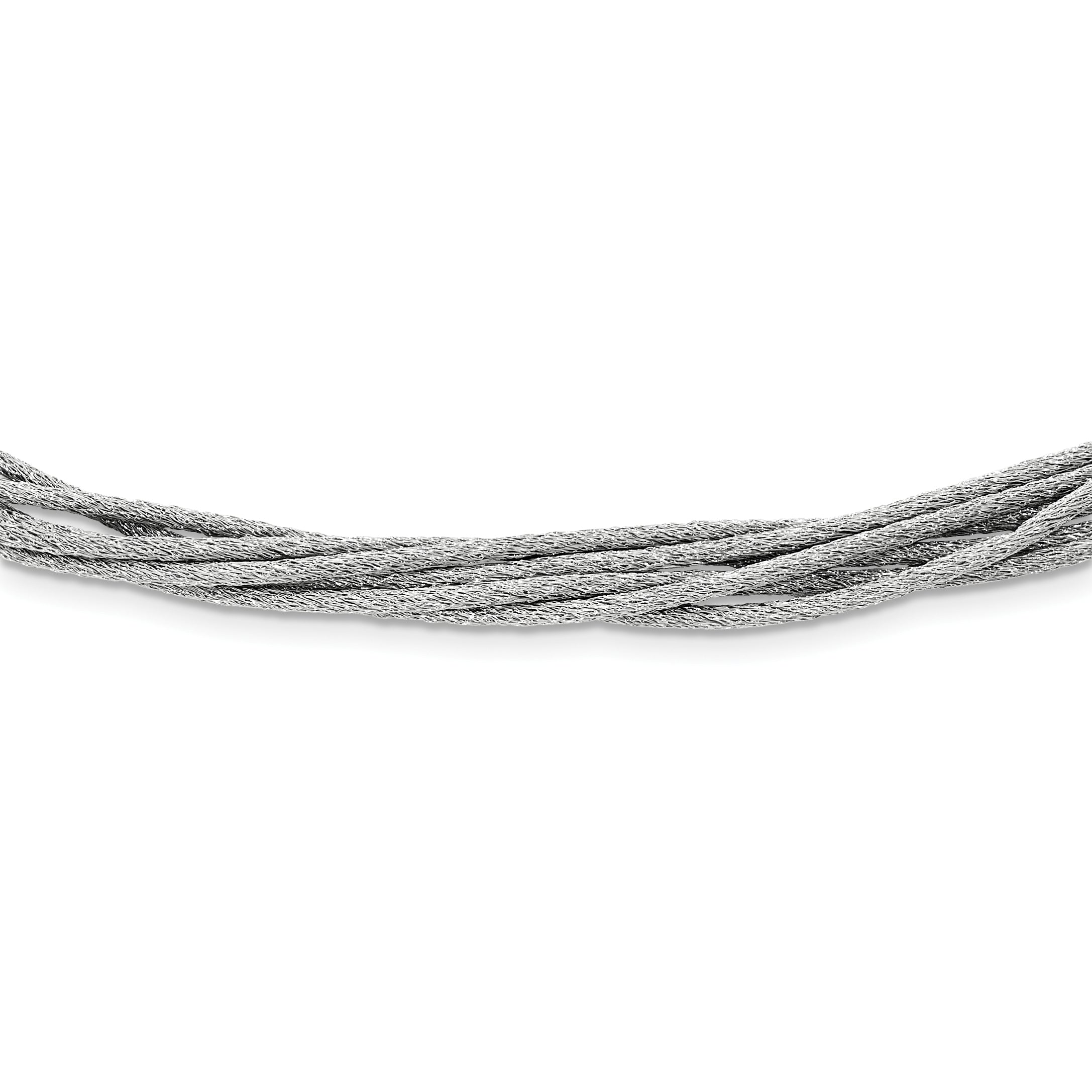 Sterling Silver Wire Mesh 6 Strand Bracelet