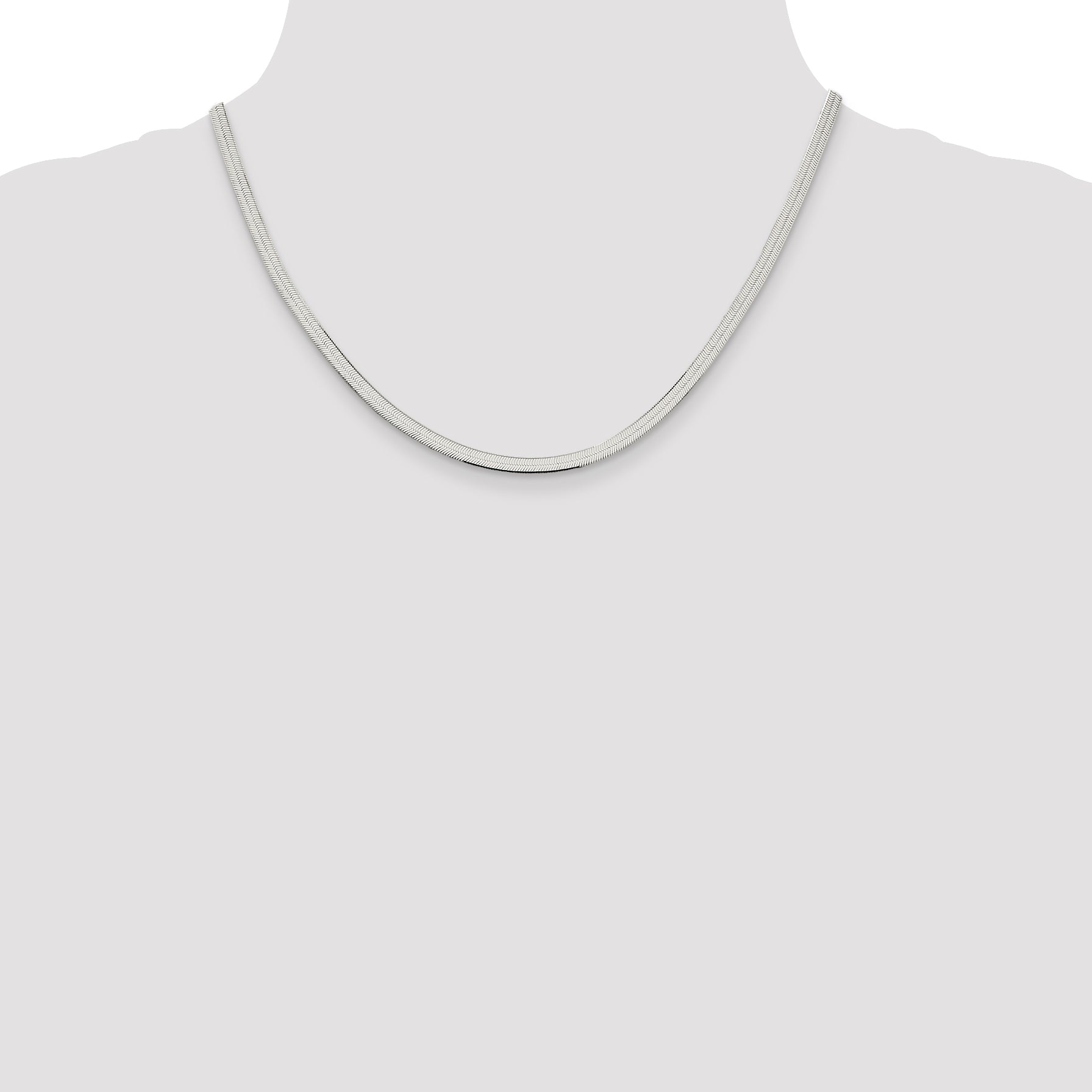 Sterling Silver 3.5mm Magic Herringbone Chain