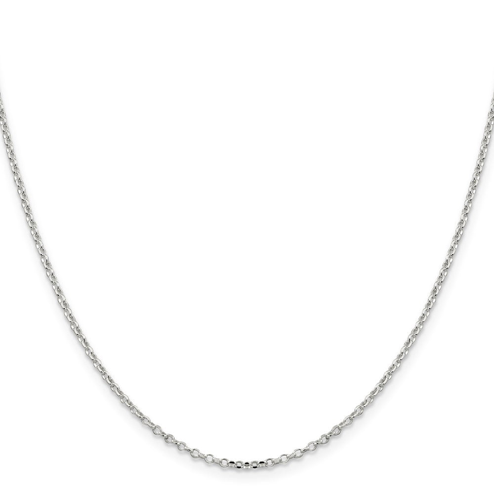 Sterling Silver 1.75mm Diamond-cut Cable Chain