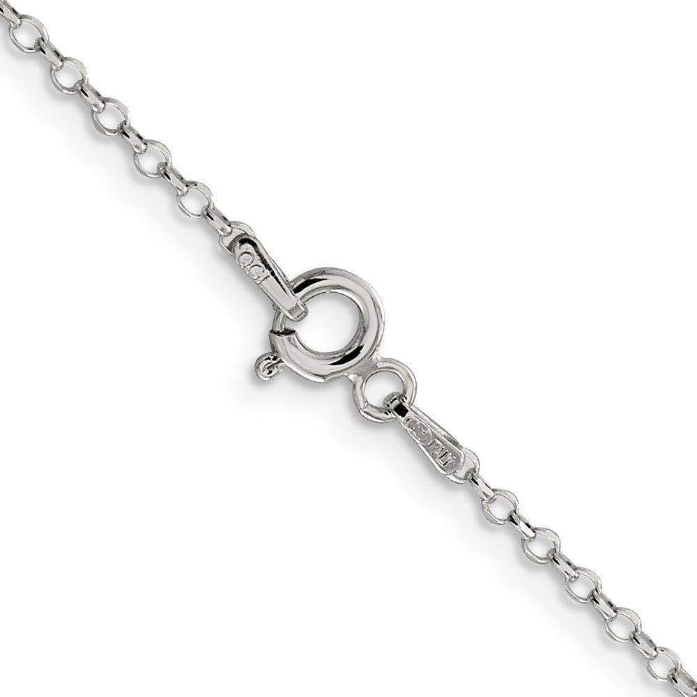 Sterling Silver 1.75mm Diamond-cut Cable Chain