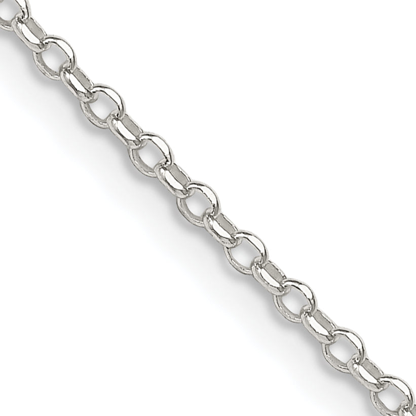 Sterling Silver 1.75mm Diamond-cut Cable Chain