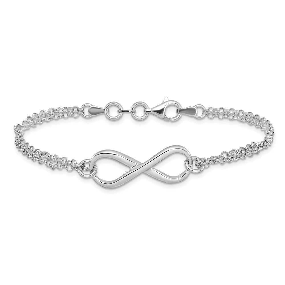 Sterling Silver Infinity Symbol Bracelet