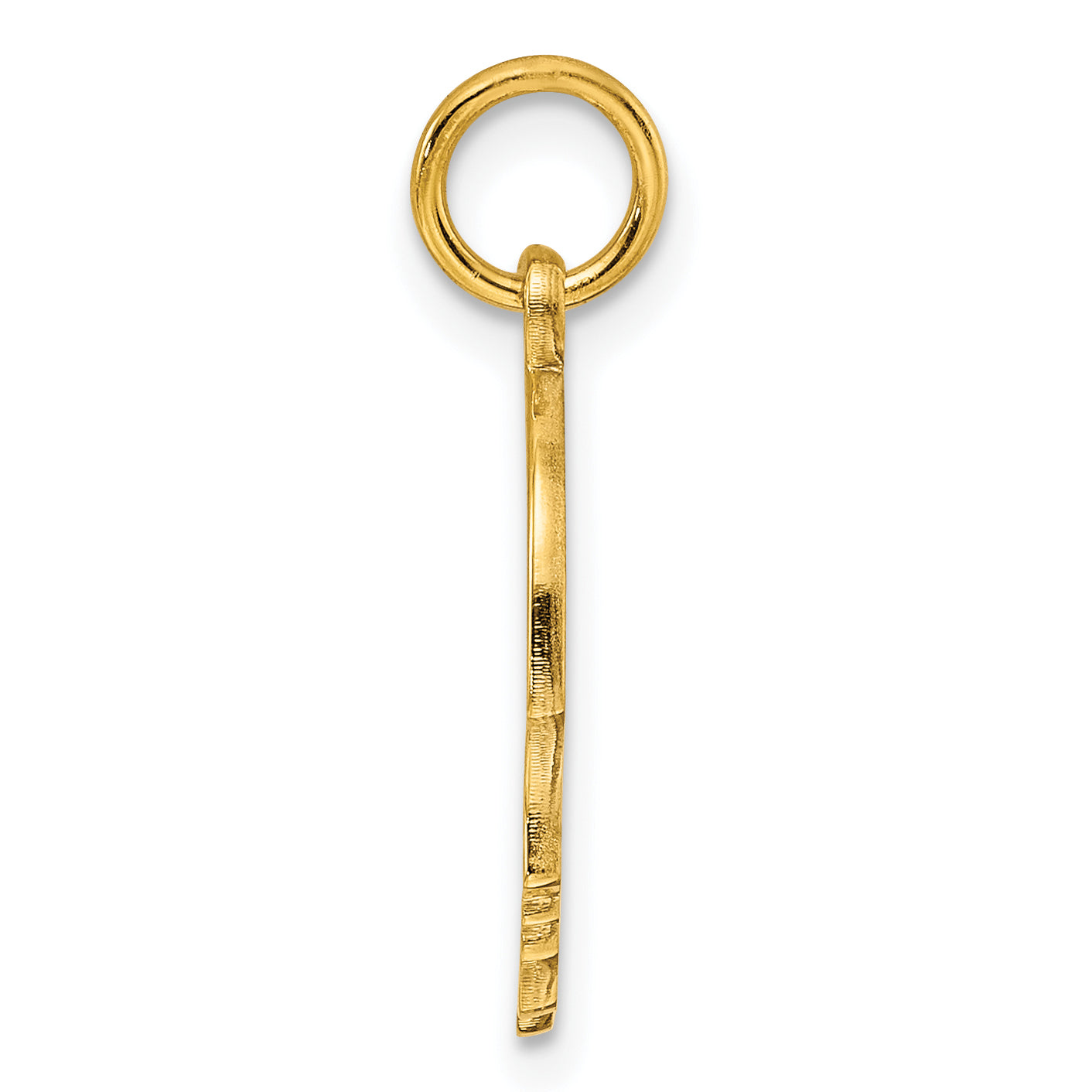 Sterling Silver GP Engraveable Boy Polished Disc Charm